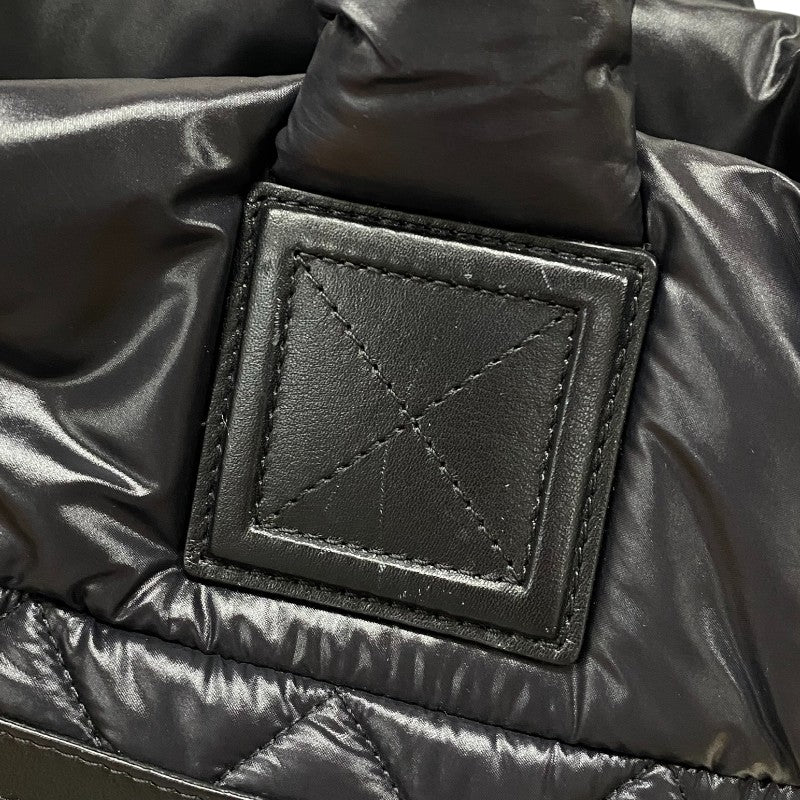 シャネル CHANEL コココクーントートPM A48610 ブラック シルバー金具 ナイロン レディース
