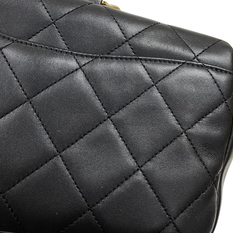 シャネル CHANEL マトラッセ スモールフラップバッグ AS1358 ブラック ゴールド金具 ラムスキン レディース ショルダーバッグ