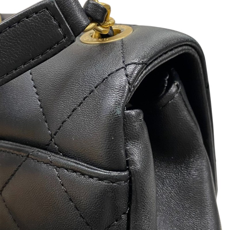 シャネル CHANEL マトラッセ スモールフラップバッグ AS1358 ブラック ゴールド金具 ラムスキン レディース ショルダーバッグ