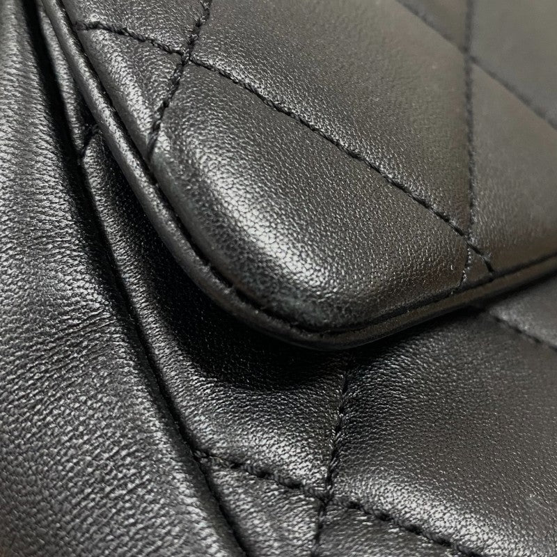 シャネル CHANEL マトラッセ スモールフラップバッグ AS1358 ブラック ゴールド金具 ラムスキン レディース ショルダーバッグ