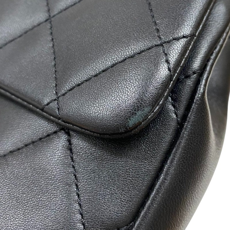 シャネル CHANEL マトラッセ スモールフラップバッグ AS1358 ブラック ゴールド金具 ラムスキン レディース ショルダーバッグ