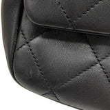 シャネル CHANEL マトラッセ スモールフラップバッグ AS1358 ブラック ゴールド金具 ラムスキン レディース ショルダーバッグ