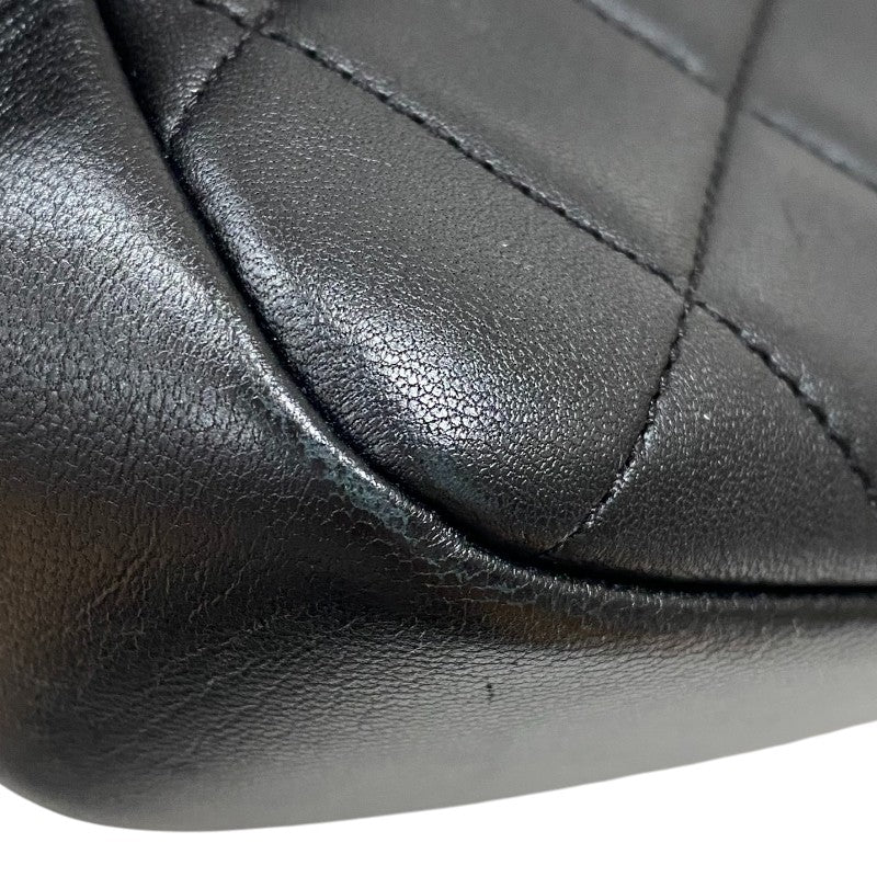 シャネル CHANEL マトラッセ スモールフラップバッグ AS1358 ブラック ゴールド金具 ラムスキン レディース ショルダーバッグ