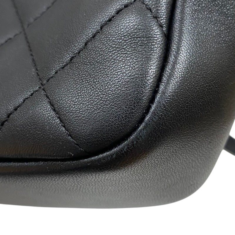 シャネル CHANEL マトラッセ スモールフラップバッグ AS1358 ブラック ゴールド金具 ラムスキン レディース ショルダーバッグ