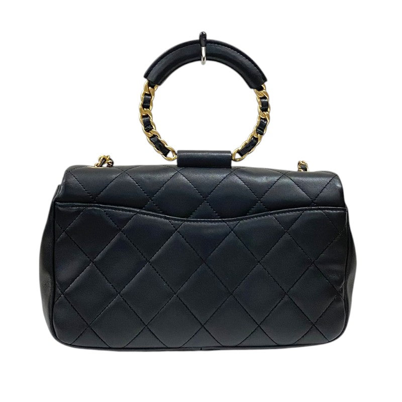 シャネル CHANEL マトラッセ スモールフラップバッグ AS1358 ブラック ゴールド金具 ラムスキン レディース ショルダーバッグ