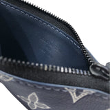 ルイ・ヴィトン LOUIS VUITTON ガストンウェアラブルウォレット M83384 インクブルー モノグラム・シャドウ メンズ ショルダーバッグ