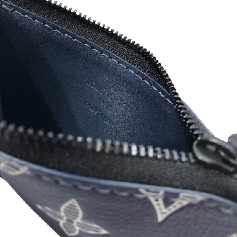 ルイ・ヴィトン LOUIS VUITTON ガストンウェアラブルウォレット M83384 インクブルー モノグラム・シャドウ メンズ ショルダーバッグ