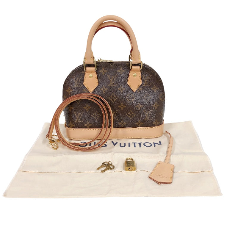 ルイ・ヴィトン LOUIS VUITTON アルマBB M53152 ブラウン モノグラム レディース ハンドバッグ
