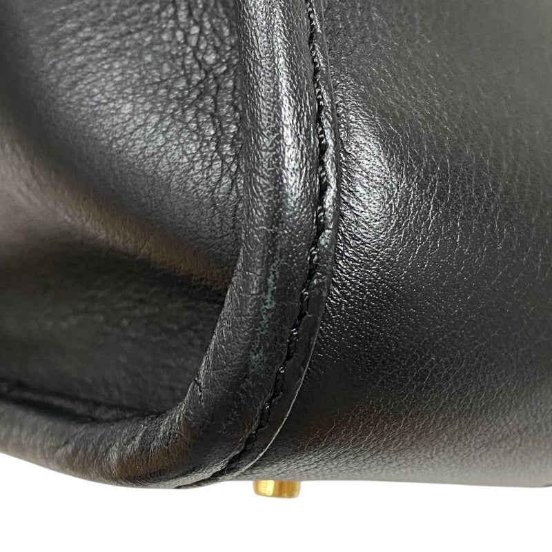 ロエベ LOEWE アマソナ28 352.30.N03 ブラック ゴールド金具 カーフ レディース ハンドバッグ ショルダーバッグ