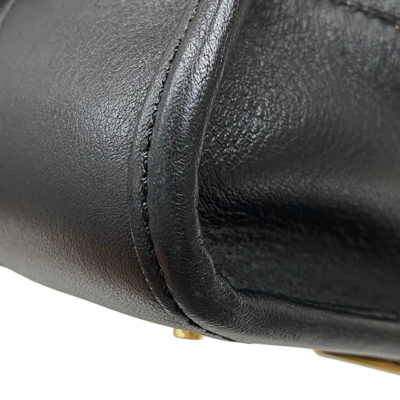 ロエベ LOEWE アマソナ28 352.30.N03 ブラック ゴールド金具 カーフ レディース ハンドバッグ ショルダーバッグ