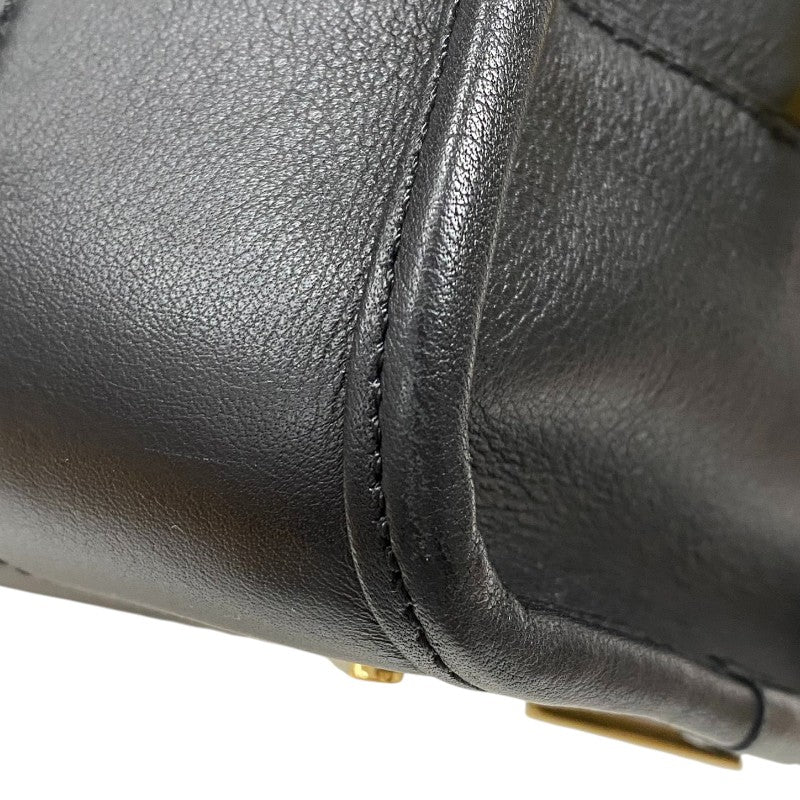 ロエベ LOEWE アマソナ28 352.30.N03 ブラック ゴールド金具 カーフ レディース ハンドバッグ ショルダーバッグ