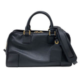 ロエベ LOEWE アマソナ28 352.30.N03 ブラック ゴールド金具 カーフ レディース ハンドバッグ ショルダーバッグ