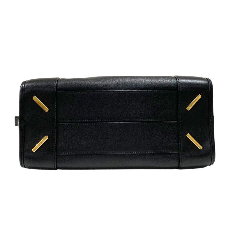 ロエベ LOEWE アマソナ28 352.30.N03 ブラック ゴールド金具 カーフ レディース ハンドバッグ ショルダーバッグ