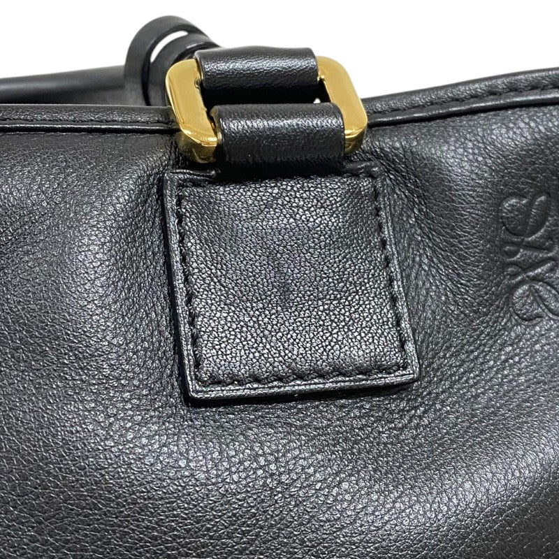 ロエベ LOEWE アマソナ28 352.30.N03 ブラック ゴールド金具 カーフ レディース ハンドバッグ ショルダーバッグ
