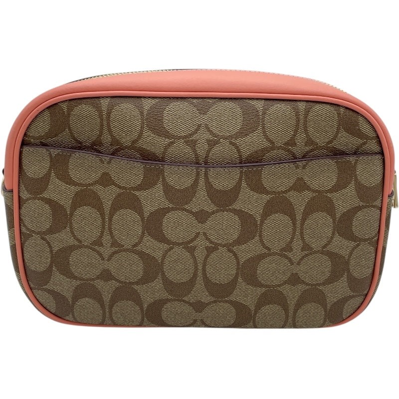 コーチ COACH ジェイミーカメラバッグ CA547 ブラウン・ピンク PVC