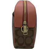 コーチ COACH ジェイミーカメラバッグ CA547 ブラウン・ピンク PVC レディース ショルダーバッグ