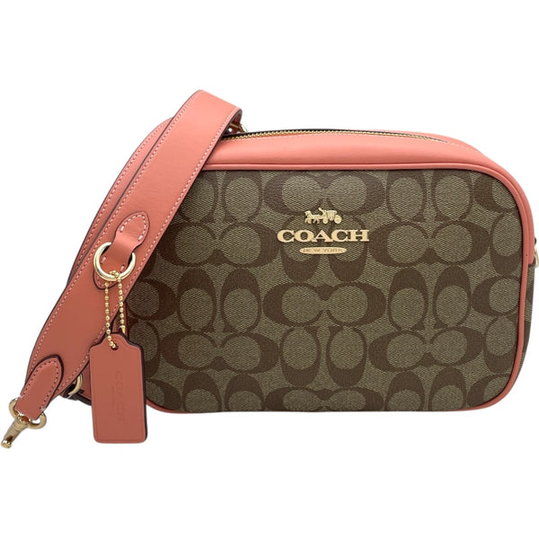 コーチ COACH ジェイミーカメラバッグ CA547 ブラウン・ピンク PVC