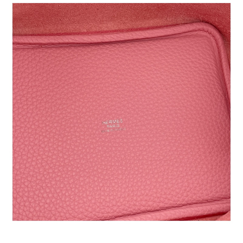 エルメス HERMES ピコタンロックPM K刻印 ローズサクラ SV金具 トリヨンクレマンス ユニセックス ハンドバッグ