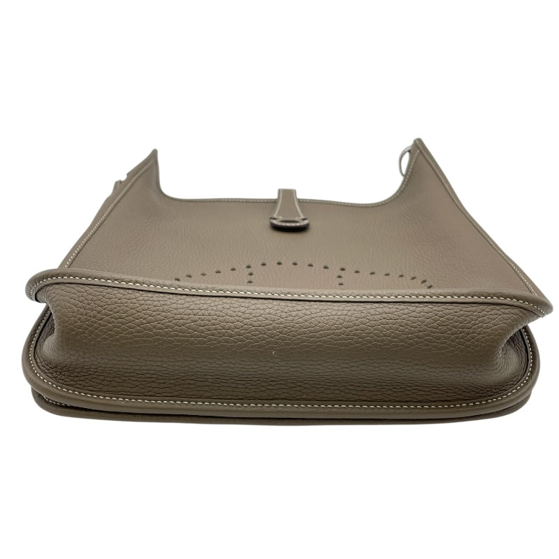 エルメス HERMES エヴリン3PM Y刻 エトゥープSV金具 トリヨン レディース ショルダーバッグ