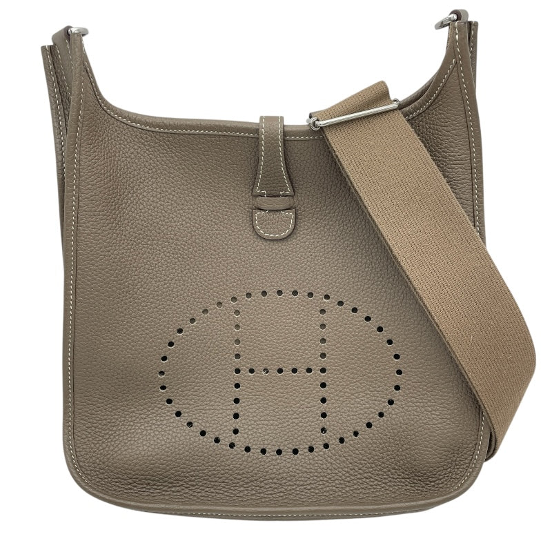 エルメス HERMES エヴリン3PM Y刻 エトゥープSV金具 トリヨン レディース ショルダーバッグ