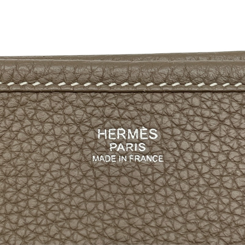 エルメス HERMES エヴリン3PM Y刻 エトゥープSV金具 トリヨン レディース ショルダーバッグ
