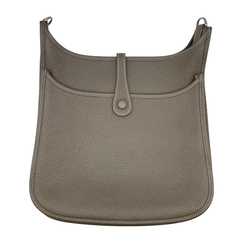 エルメス HERMES エヴリン3PM Y刻 エトゥープSV金具 トリヨン レディース ショルダーバッグ