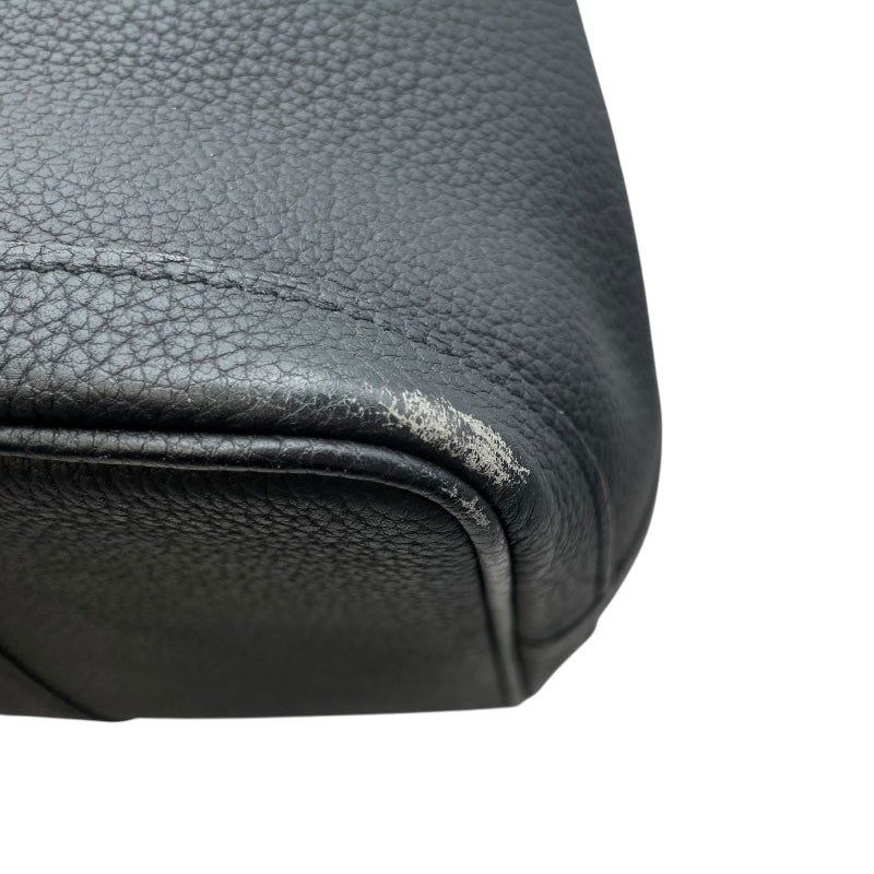 エルメス HERMES ガーデンパーティPM C刻印　(2018年製) ブラック　シルバー金具 ネゴンダ ユニセックス ハンドバッグ