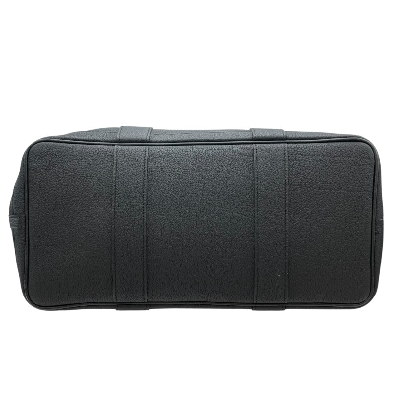 エルメス HERMES ガーデンパーティPM C刻印　(2018年製) ブラック　シルバー金具 ネゴンダ ユニセックス ハンドバッグ