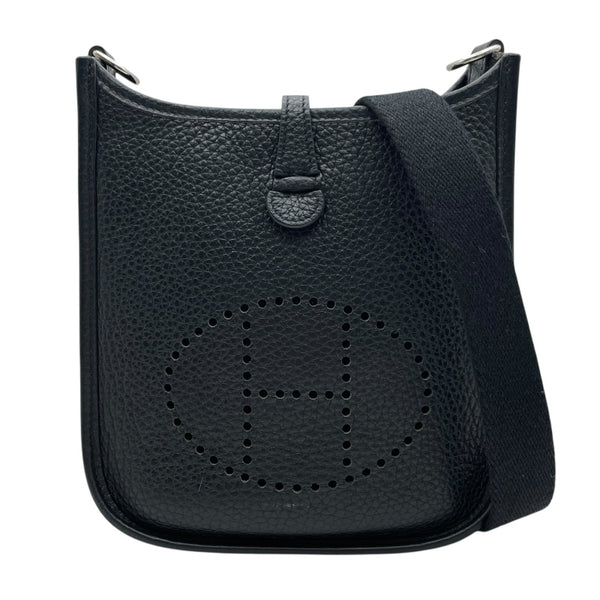エルメス HERMES エヴリンTPM C刻印　(2018年製) ブラック　シルバー金具 トリヨンクレマンス レディース ショルダーバッグ