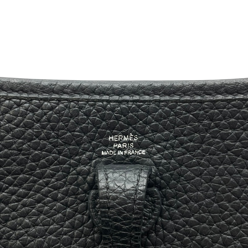 エルメス HERMES エヴリンTPM C刻印　(2018年製) ブラック　シルバー金具 トリヨンクレマンス レディース ショルダーバッグ