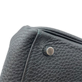 エルメス HERMES ケリー28 内縫い □R刻印　(2014年製) ブラック　シルバー金具 トゴ レディース ショルダーバッグ