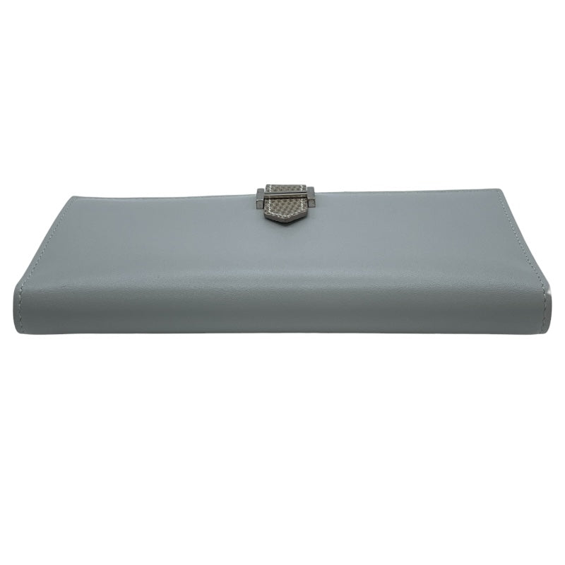 エルメス HERMES べアンクラシック X刻 グリペール・フィセル SV金具 タデラクト・リザード レディース 長財布