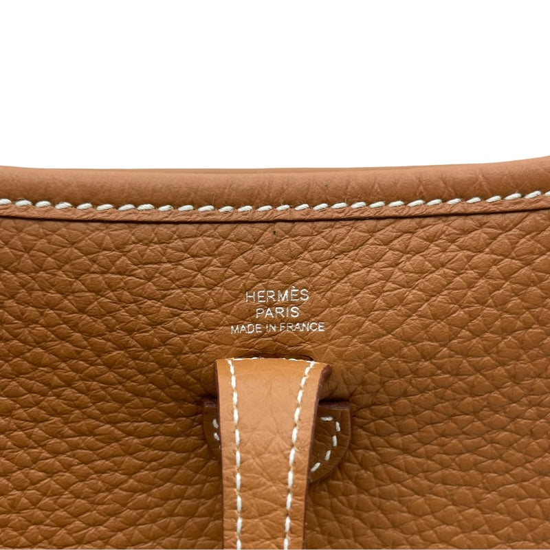 エルメス HERMES エヴリンTPM W刻印　(2024年製) ゴールド　シルバー金具 トリヨンクレマンス レディース ショルダーバッグ