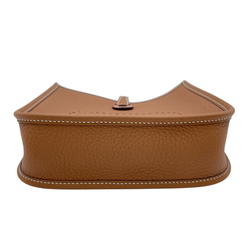 エルメス HERMES エヴリンTPM W刻印　(2024年製) ゴールド　シルバー金具 トリヨンクレマンス レディース ショルダーバッグ