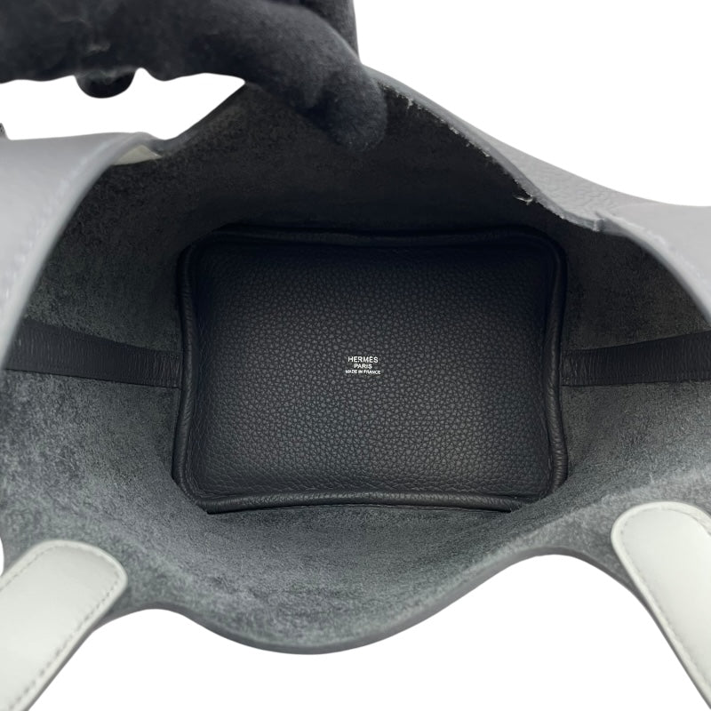 エルメス HERMES ピコタンロックPM エクラ K刻印　(2025年製) アルドワーズxグリプラチナ　シルバー金具 トリヨンクレマンス/スイフト レディース ハンドバッグ