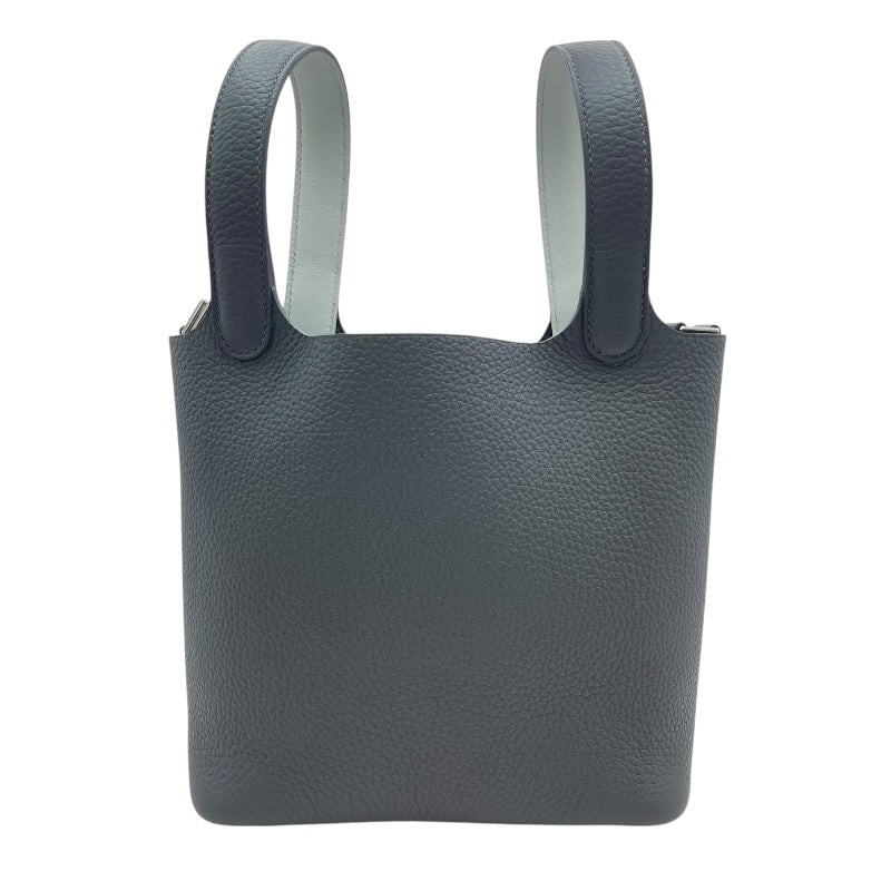 エルメス HERMES ピコタンロックPM エクラ K刻印　(2025年製) アルドワーズxグリプラチナ　シルバー金具 トリヨンクレマンス/スイフト レディース ハンドバッグ