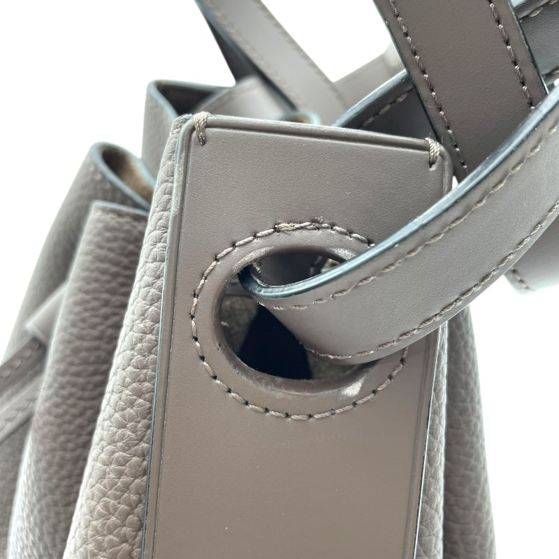 ロエベ LOEWE バルーンバッグ スモール グレージュ SV金具 レザー レディース ショルダーバッグ