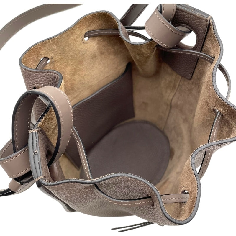 ロエベ LOEWE バルーンバッグ スモール グレージュ SV金具 レザー レディース ショルダーバッグ