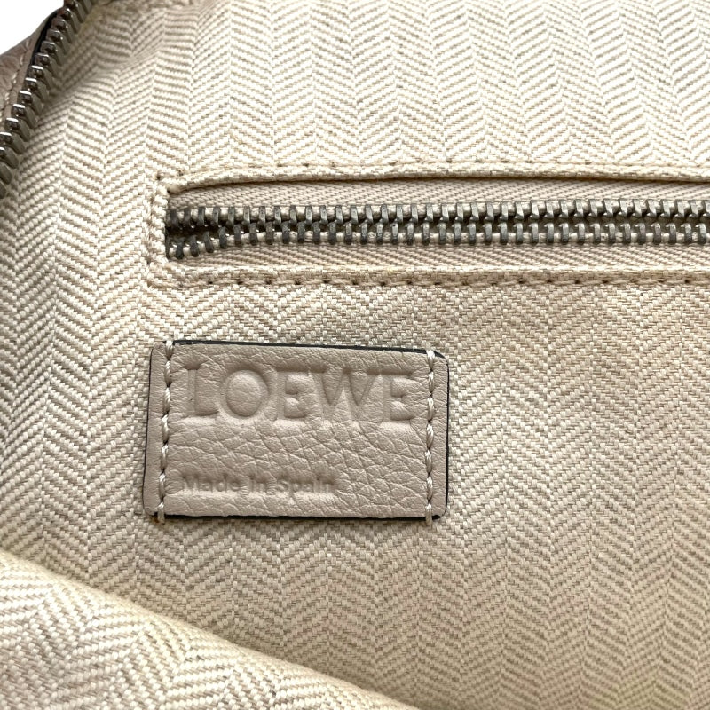 ロエベ LOEWE ゴヤバックパック ベージュ SV金具 レザー レディース リュック・デイパック