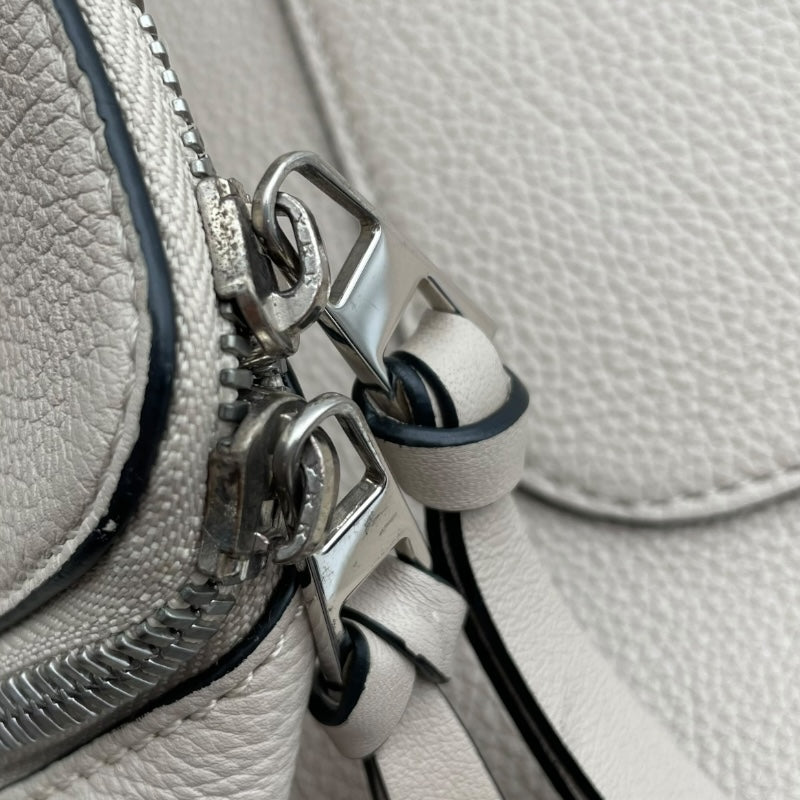 ロエベ LOEWE ゴヤバックパック ベージュ SV金具 レザー レディース リュック・デイパック