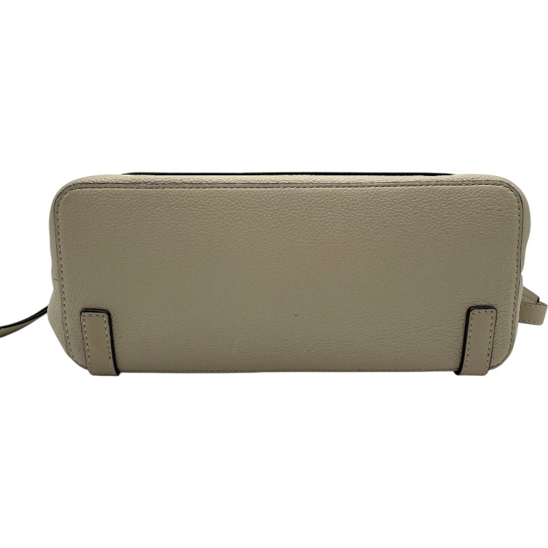 ロエベ LOEWE ゴヤバックパック ベージュ SV金具 レザー レディース リュック・デイパック