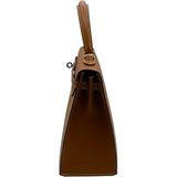 エルメス HERMES ケリー25 外縫い K刻印 ゴールド SV金具 エプソン レディース ハンドバッグ