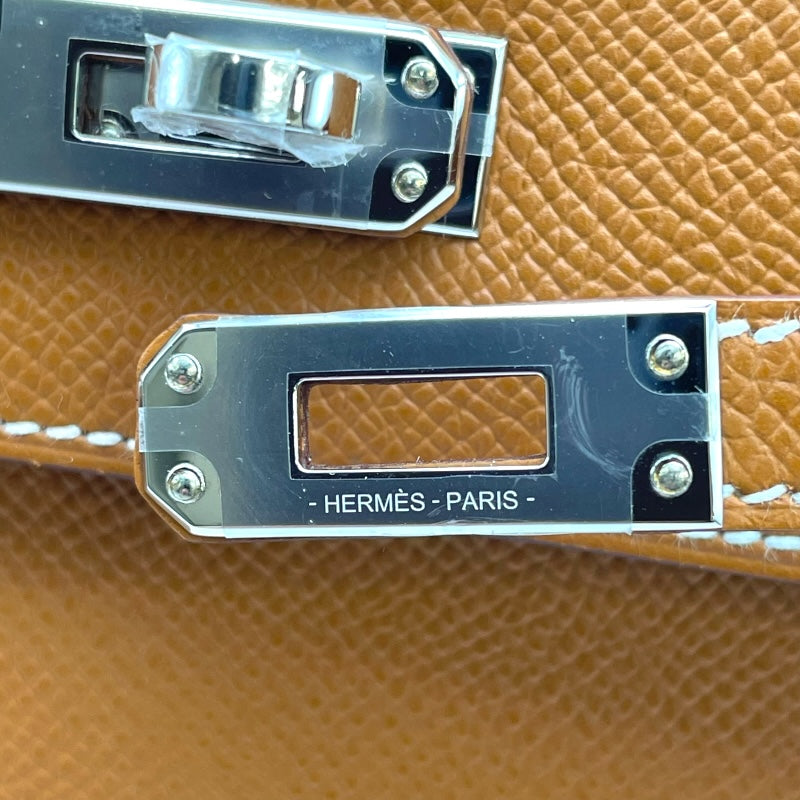 エルメス HERMES ケリー25 外縫い K刻印 ゴールド SV金具 エプソン レディース ハンドバッグ