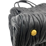 ミュウミュウ miu miu マテラッセハンドバッグ RNZ805 ブラック GD金具 レザー レディース ショルダーバッグ