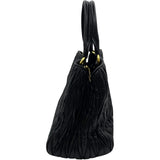 ミュウミュウ miu miu マテラッセハンドバッグ RNZ805 ブラック GD金具 レザー レディース ショルダーバッグ