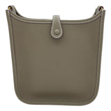 エルメス HERMES エヴリンTPM W刻印 エトゥープ GD金具 トリヨンクレマンス レディース ショルダーバッグ