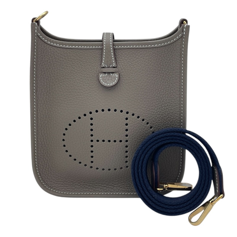 エルメス HERMES エヴリンTPM W刻印 エトゥープ GD金具 トリヨンクレマンス レディース ショルダーバッグ