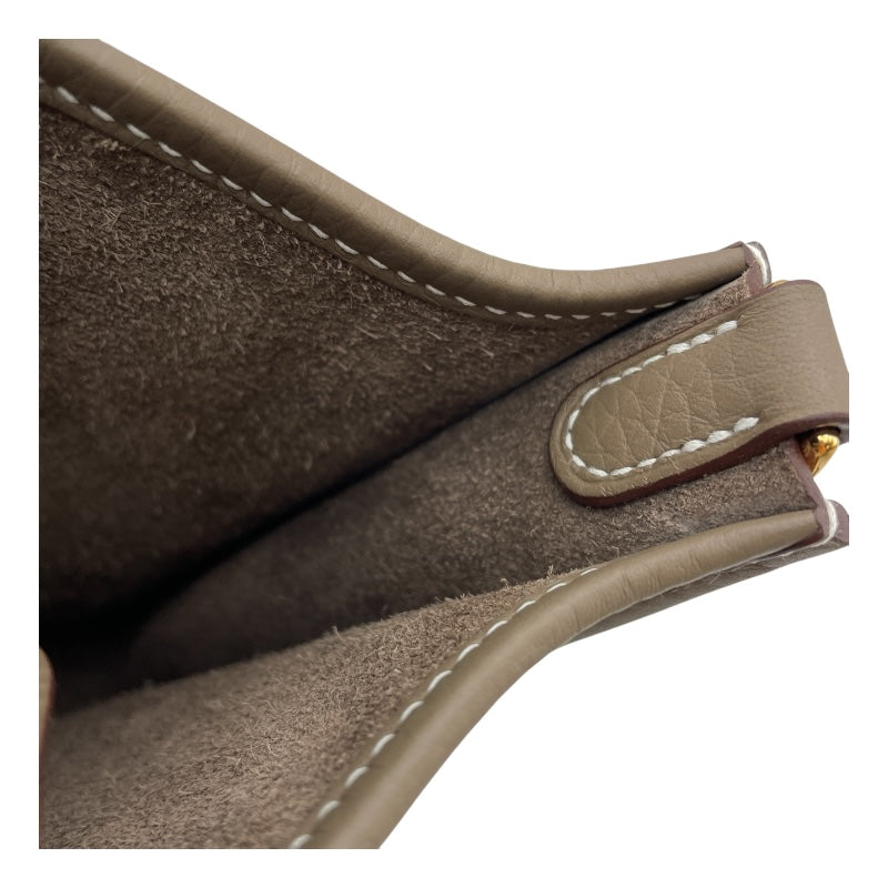 エルメス HERMES エヴリンTPM W刻印 エトゥープ GD金具 トリヨンクレマンス レディース ショルダーバッグ