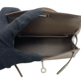 エルメス HERMES ミニケリー 外縫い W刻印　(2024年製) エトゥープ　シルバー金具 タデラクト レディース ショルダーバッグ