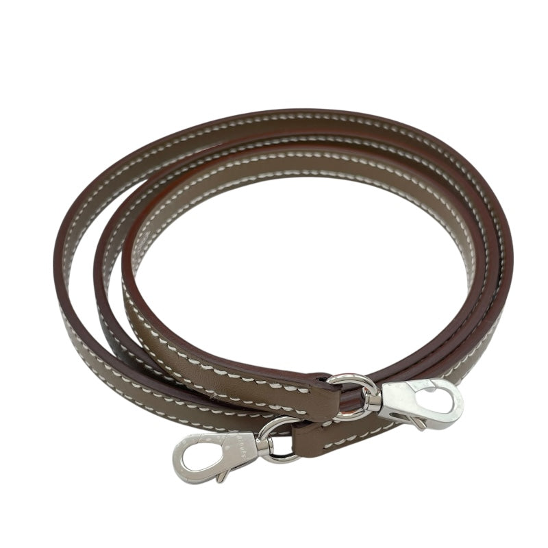 エルメス HERMES ミニケリー 外縫い W刻印　(2024年製) エトゥープ　シルバー金具 タデラクト レディース ショルダーバッグ